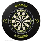 Winmau 1-PC MvG Black/Green Dartboard Surround